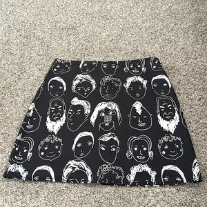 NWT SHEKOU WOMENS UNIQUE SKIRT